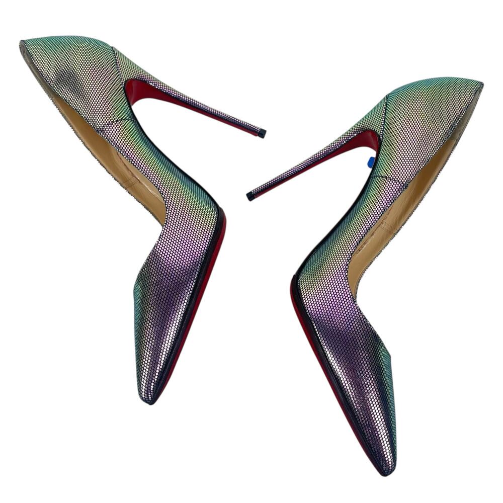 Christian Louboutin Tissu Scarabe So Kate 120 Pump Digitale Size 39 - Picture 7 of 15